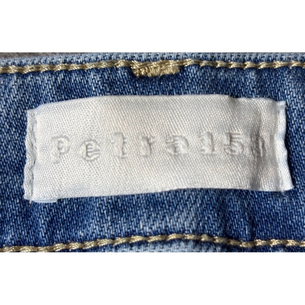 Petra 153 Flare Jeans Women's 32x32 Blue Distressed Ripped Denim Y2K Retro - Picture 4 of 13